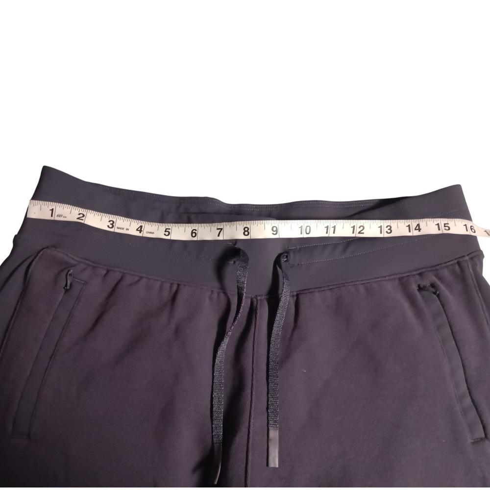 Lululemon Athletica Gray Jogger Pants Women Size 10 Zipper Pockets Drawstring - Picture 7 of 10